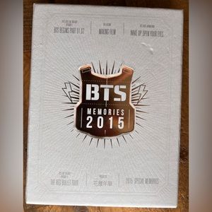 BTS MEMORIES OF 2015 Official 4 DVD and Photobook Set (+2 bonus photos as gift!)